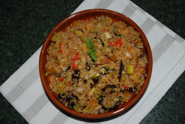 Cuscús con verduras estilo marroquí