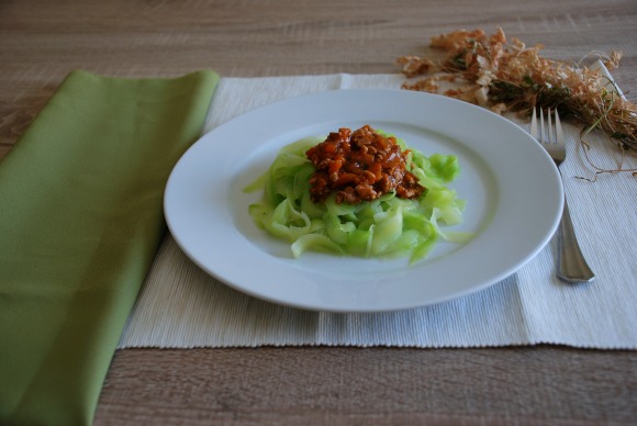 Tagliatelle de calabacín